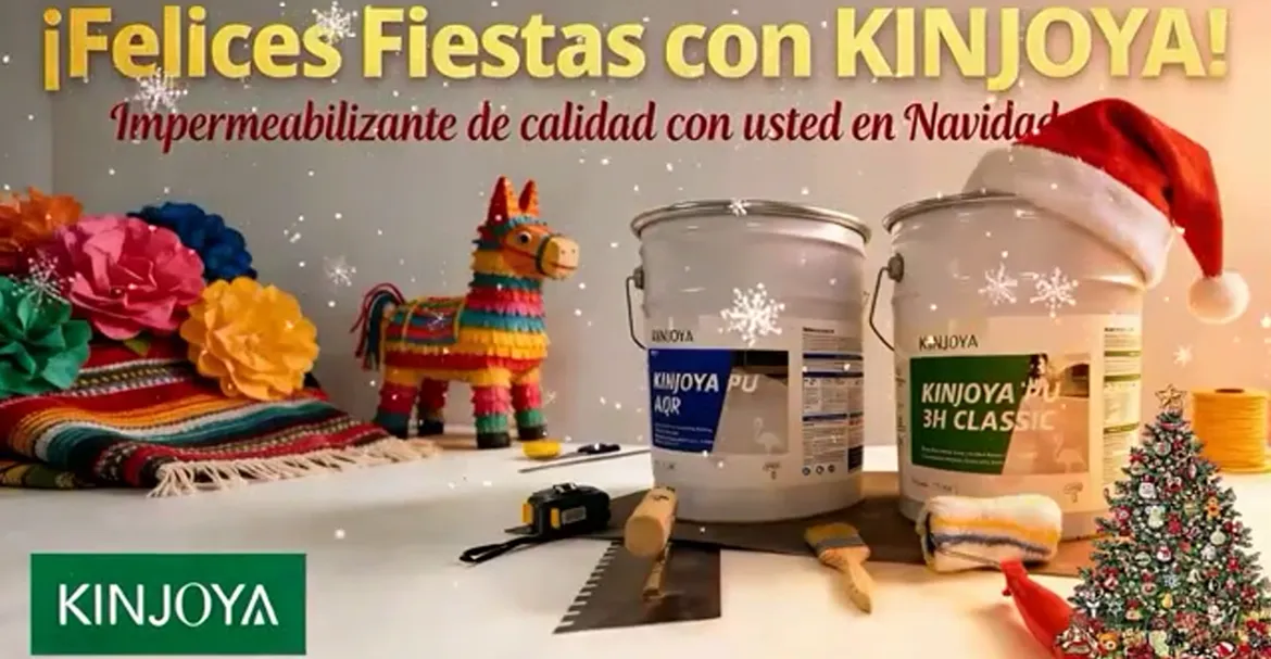 Christmas Greetings from Kinjoya, Your Trusted Waterproofing Solutions Provider